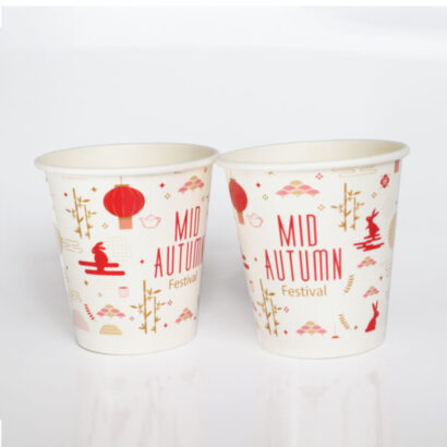 Mid-autumn themed paper cups