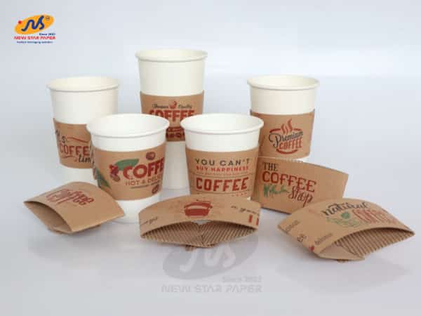 Disposable paper cup cover
