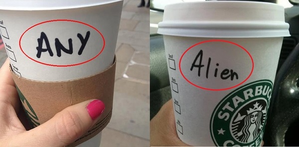 Một khách hàng có tên Annie bị viết nhầm tên thành “Any”, “Alien”