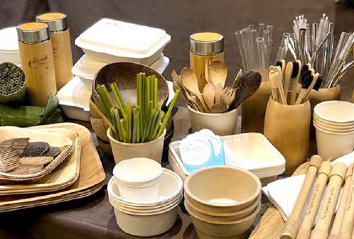 Các vật dụng bảo vệ môi trường được làm từ nguồn nguyên liệu thân thiện, an toàn